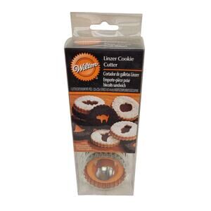 Wilton Halloween Linzer Cookie Cutter Set Bat Ghost Owl Pumpkin Witch Cat New